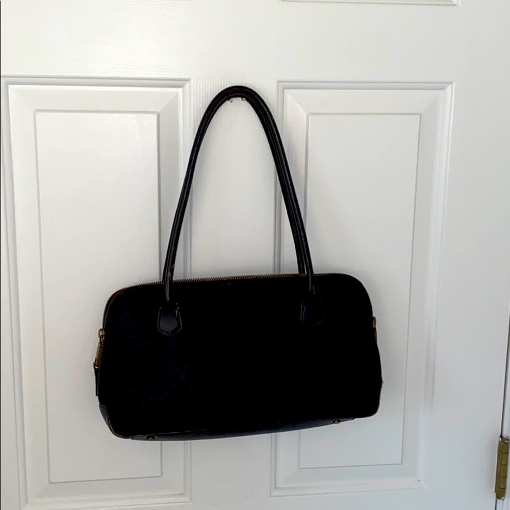 HOBO INTERNATIONAL Black Calf fur BAG